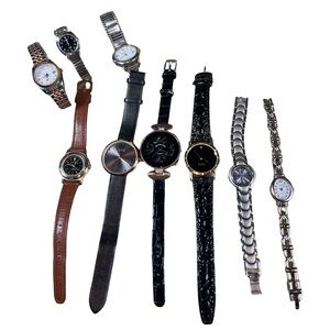 Bundle: 9 Women’s Watches - Carriage by Timex, Bell & Rose, ENE
